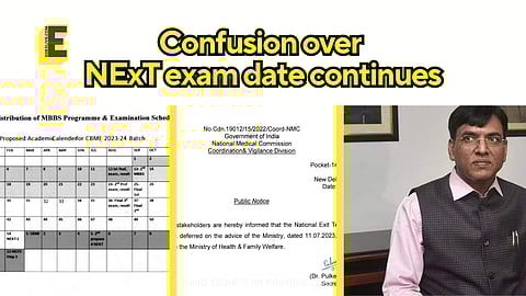 Confusion over NExT exam date continues | (Pic: EdexLive)