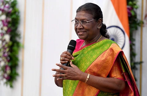 Droupadi Murmu | (Pic: From the official X handle of Droupadi Murmu)