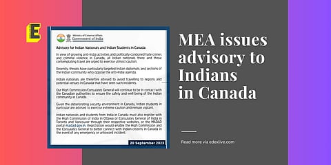 MEA advisory | (Pic: EdexLive)