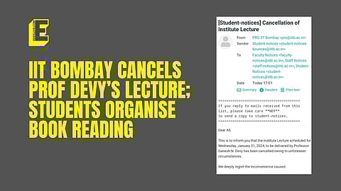 What's happening at IIT Bombay? | (Pic: APPSC and EdexLive)