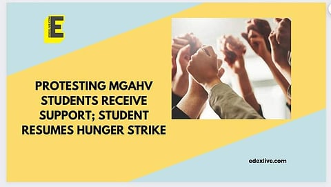 MGAHV students receive support | (Pic: EdexLive)