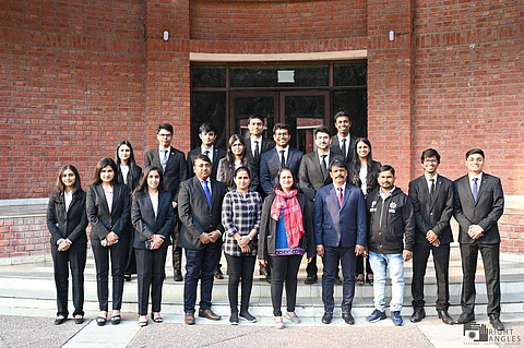 During IIM Lucknow placement drive | (Pic: IIM Lucknow)