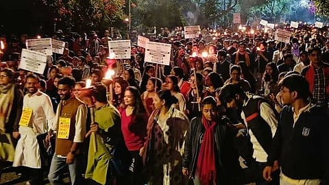 ABVP-JNU's Mashal Yatra, March 19.
