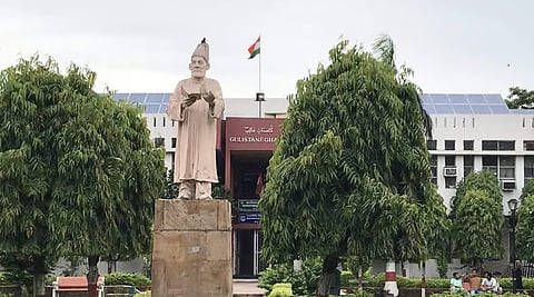 The incident took place at the History department building of the university