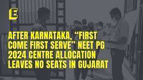 What is happening in Gujarat with NEET PG aspirants? 