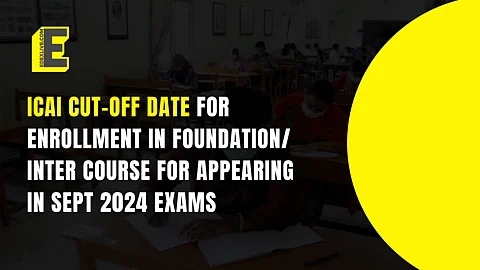 ICAI CA exam: Last date to register for September 2024 Foundation course exam is May 1