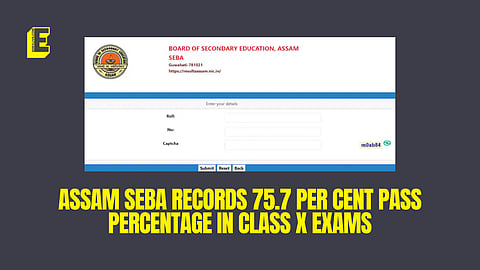 Assam SEBA records 75.7 per cent pass percentage in Class X exams