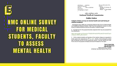 Mental health and an increasing number of medical students' suicide has been a huge concern