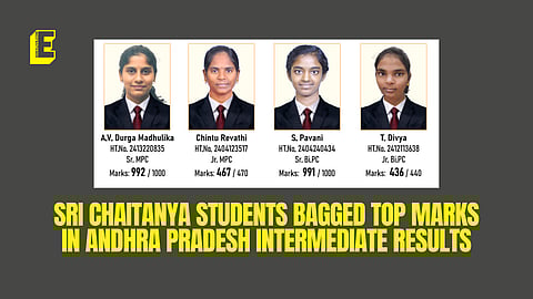 Sushma Sree, Academic Director of Sri Chaitanya Educational Institutions appreciates students