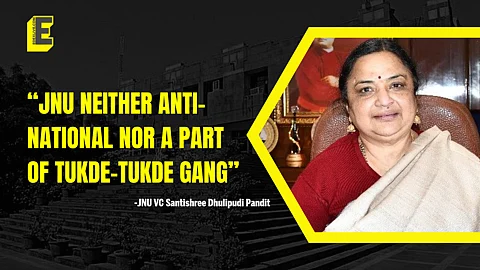 “JNU not a part of tukde-tukde gang”, asserts VC Pandit