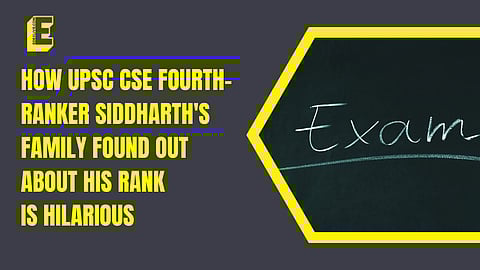 Much-awaited Union Public Services Commission (UPSC) results were announced, Siddharth's entire family was awestruck