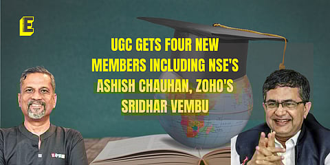 UGC gets four new members including NSE's Ashish Chauhan, Zoho's Sridhar Vembu