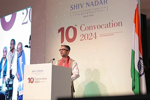 "Keep your super power sharp": Olympic gold medallist Abhinav Bindra at Shiv Nadar University convocation
