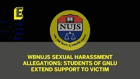 GNLU students shared solidarity statement on Instagram