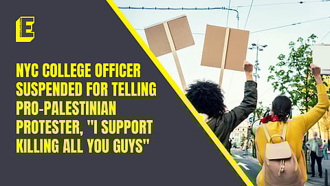 CUNY confirmed the suspension on Friday, May 24