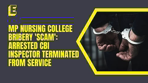 MP nursing college bribery 'scam': Arrested CBI inspector terminated from service