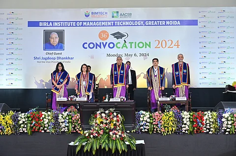 Presenting the annual progress report, Dr Prabina Rajib, Director, BIMTECH shed light on BIMTECH’s legacy
