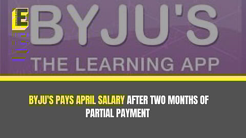 As the company is facing a liquidity crisis, as per sources, the EdTech firm managed to pay the full amount to employees today, May 3