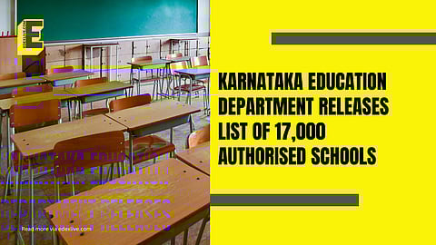 The list also mentions the boards and classes that the school can offer