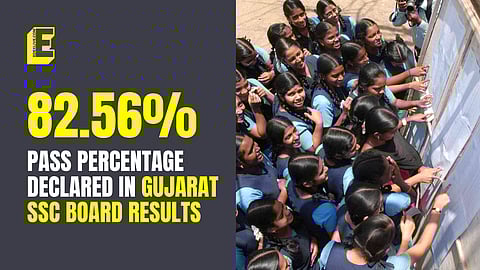 82.56% pass percentage declared in Gujarat SSC board result