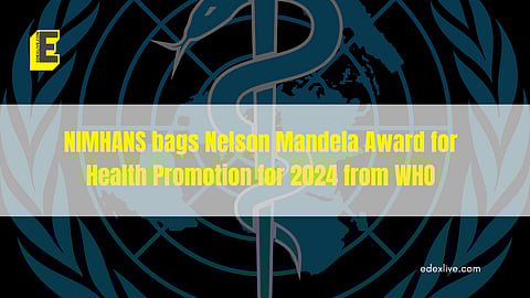 Union Health Minister Dr Mansukh Mandaviya congratulated NIMHANS on being conferred with this award