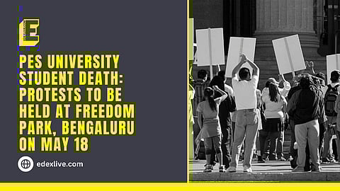 Yesterday, on Tuesday, May 14, C Rahul, a 21-year-old BTech student of the university died after jumping from a building on the campus of Electronic City