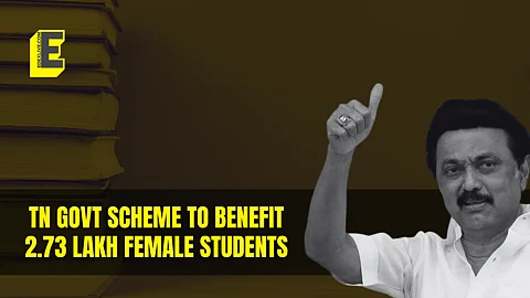 Pudhumai Penn scheme aims to provide a monthly aid of Rs 1,000 to female students