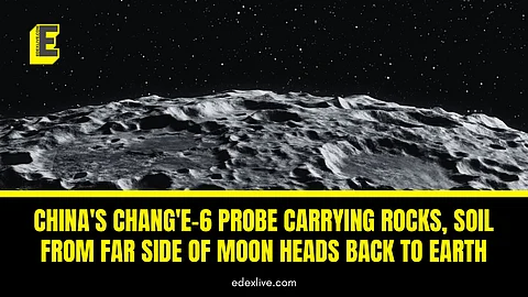 China's Chang'e-6 probe carrying rocks, soil from far side of Moon heads back to Earth