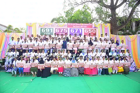 Happy students