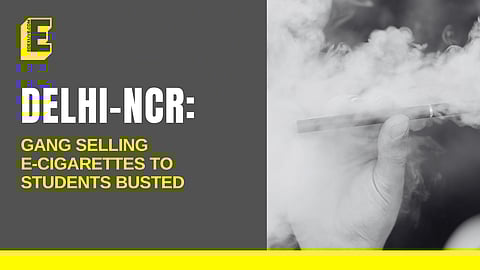 Around 2,500 imported e-cigarettes were seized by police
