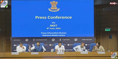 At the conference 