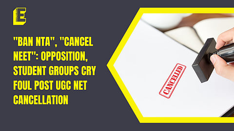 UGC NET stands cancelled