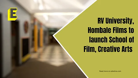 RV University, Hombale Films to launch School of Film, Creative Arts