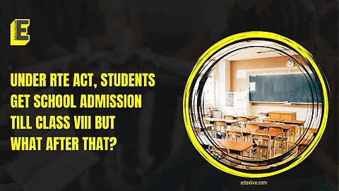 Under RTE Act, students get school admission till Class VIII but what after that?