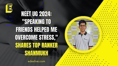 NEET UG 2024 topper Shanmukh. 