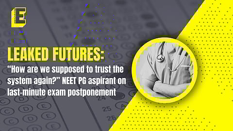 LEAKED FUTURES: “Medical System is collapsing,” says anguished NEET-PG aspirant on last-minute cancellation
