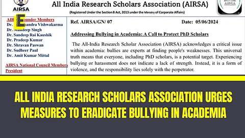 AIRSA's statement