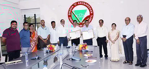 During the MoU signing 