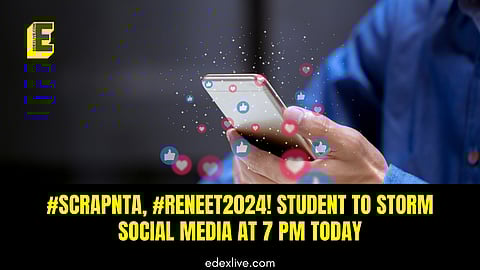Social storm againt NEET UG 2024.