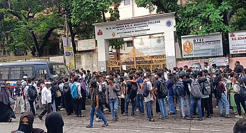 Visuals from outside the college