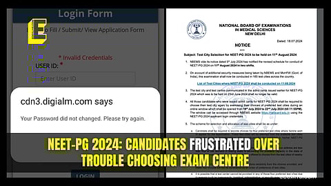 NEET-PG 2024 issues