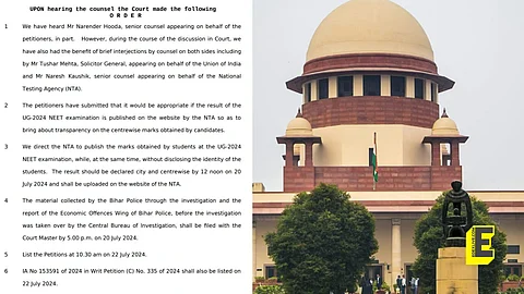 Supreme Court order from July 18 hearing OUT. Here's what it says