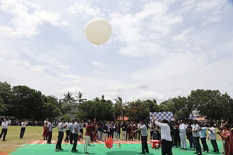 Mohan Babu University launches high-altitude balloon satellite in collaboration with NARL