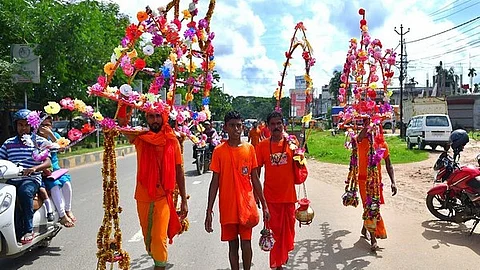 Kanwar pilgrims