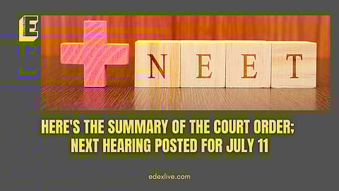 NEET UG- SC hearing