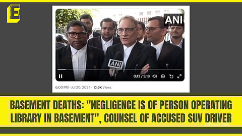 Speaking to ANI, counsel Rakesh Malhotra has spoken about negligence