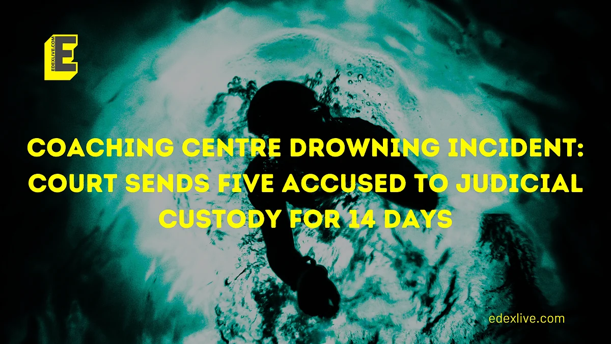 three students died after water from a flooded drain gushed into the coaching institute