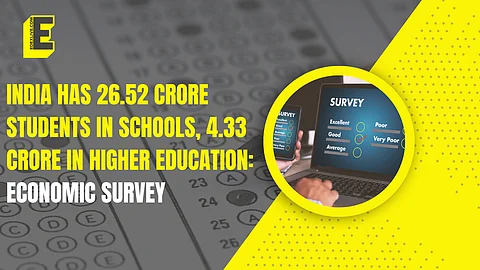 According to the survey, India also has “more than 11 crore learners in skilling institutions”.