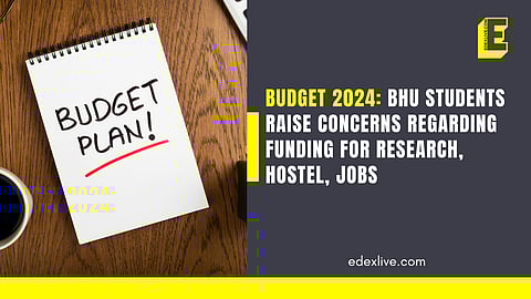 The BHU student highlighted the need for improved administrative facilities