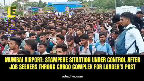 Stampede situation at Mumbai airport